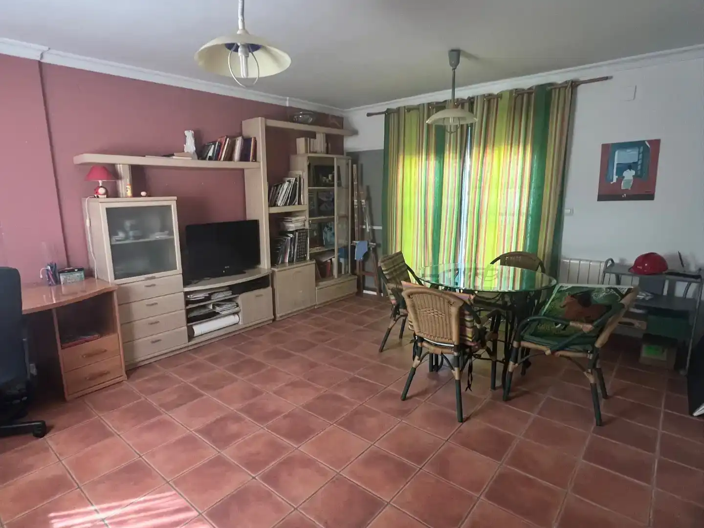 Sala d'estar de Casa adosada en venda en Pobla de Farnals
