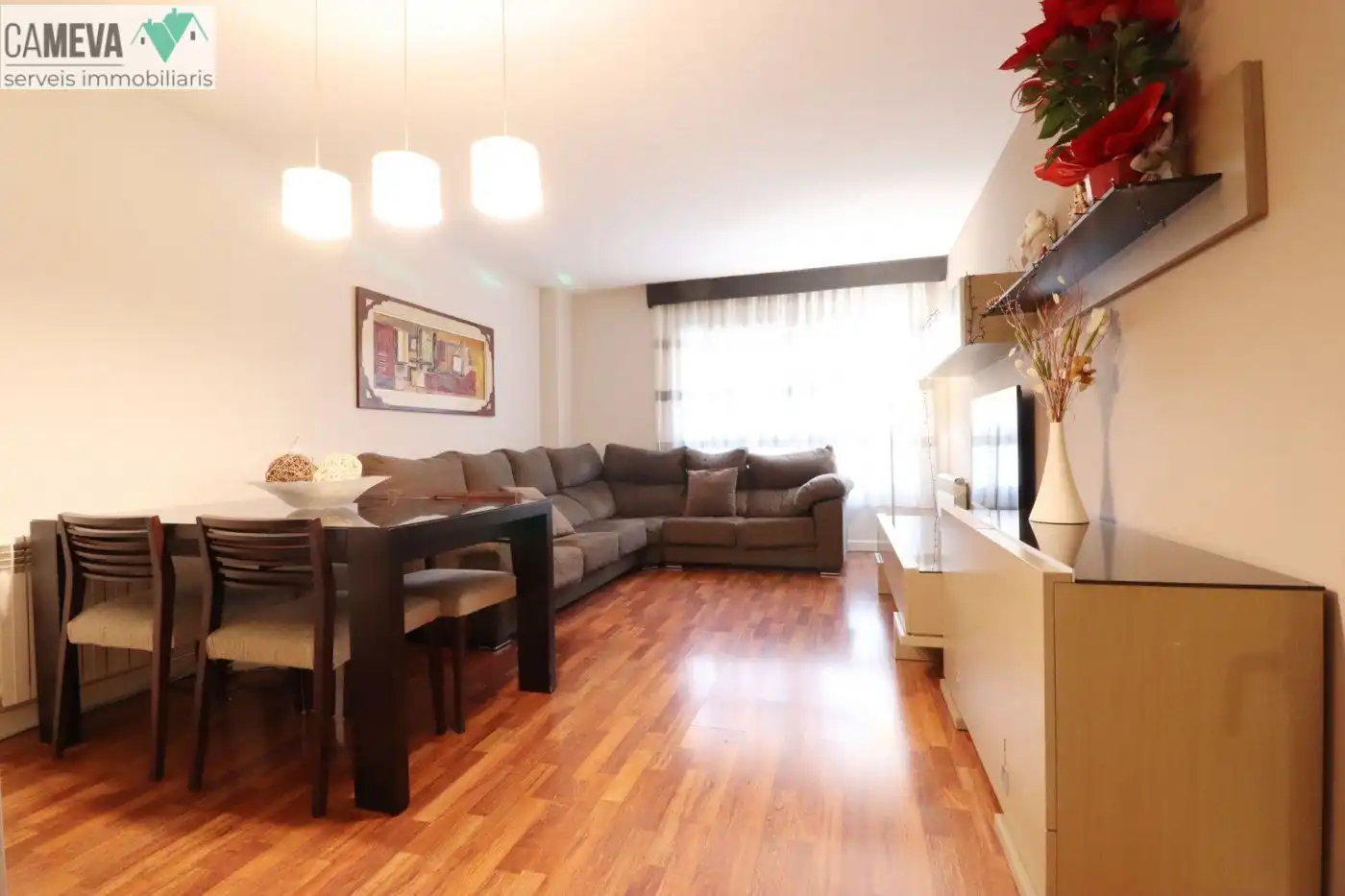 Wohnzimmer von Wohnung zum Verkauf in Barberà del Vallès mit Klimaanlage, Heizung und Privatgarten