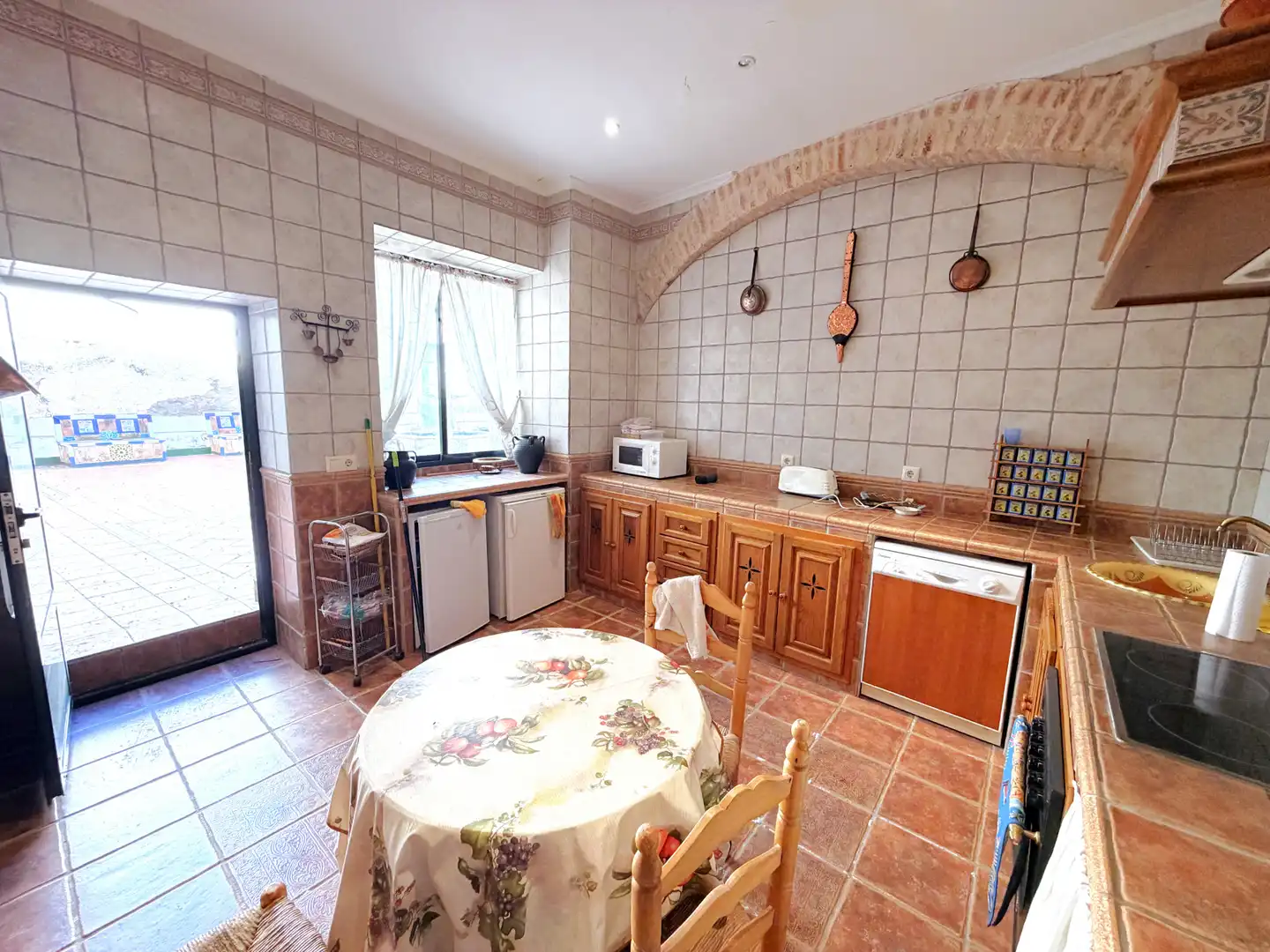Cuina de Casa adosada en venda en Zafra amb Aire condicionat i Balcó