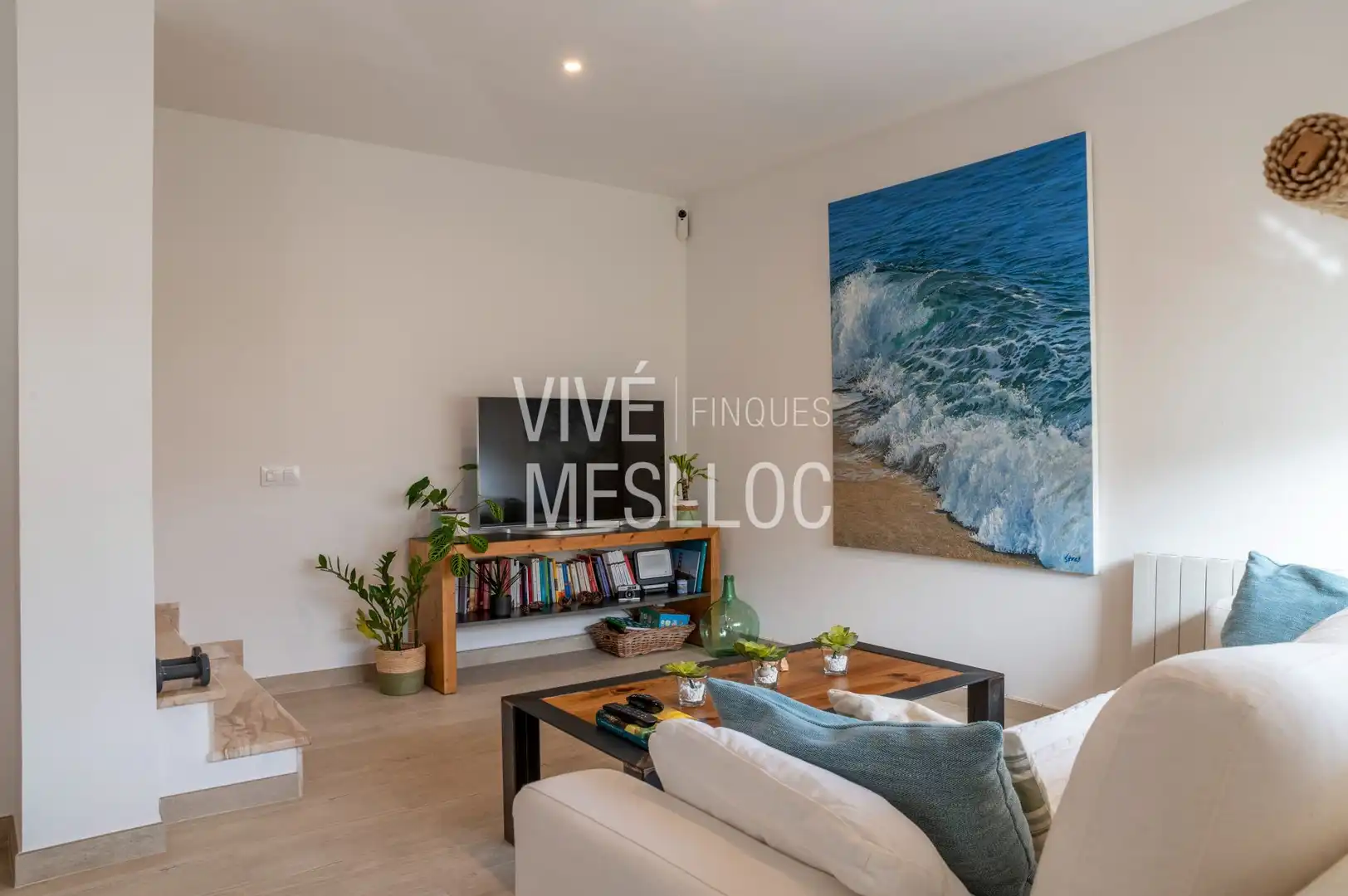 Sala d'estar de Casa o xalet en venda en El Masnou amb Calefacció i Terrassa