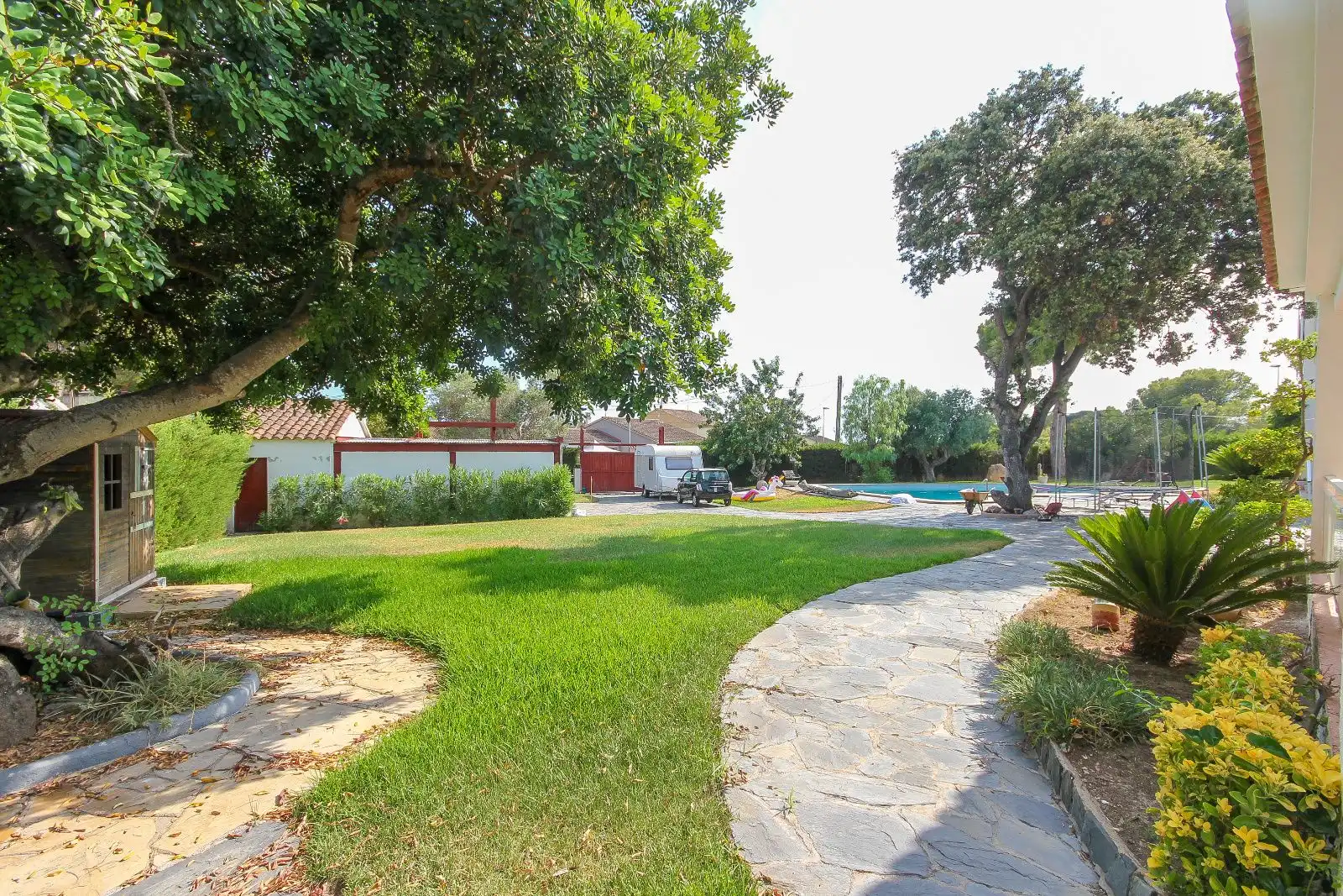 Jardín de Casa o chalet en venta en Cubelles con Calefacción, Jardín privado y Terraza