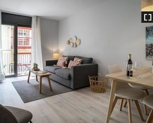 Living room of Flat to rent in L'Hospitalet de Llobregat  with Air Conditioner, Heating and Furnished