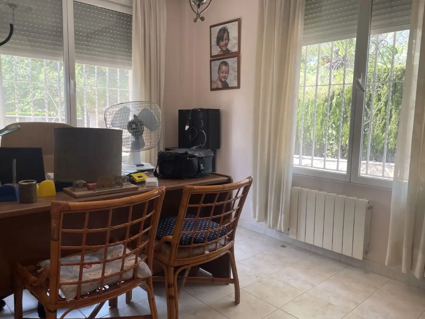 Menjador de Casa o xalet en venda en Cocentaina amb Aire condicionat, Terrassa i Piscina