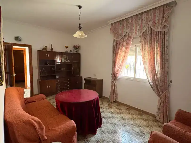 Sala de estar de Piso en venta en Cúllar con Trastero, Amueblado y Balcón