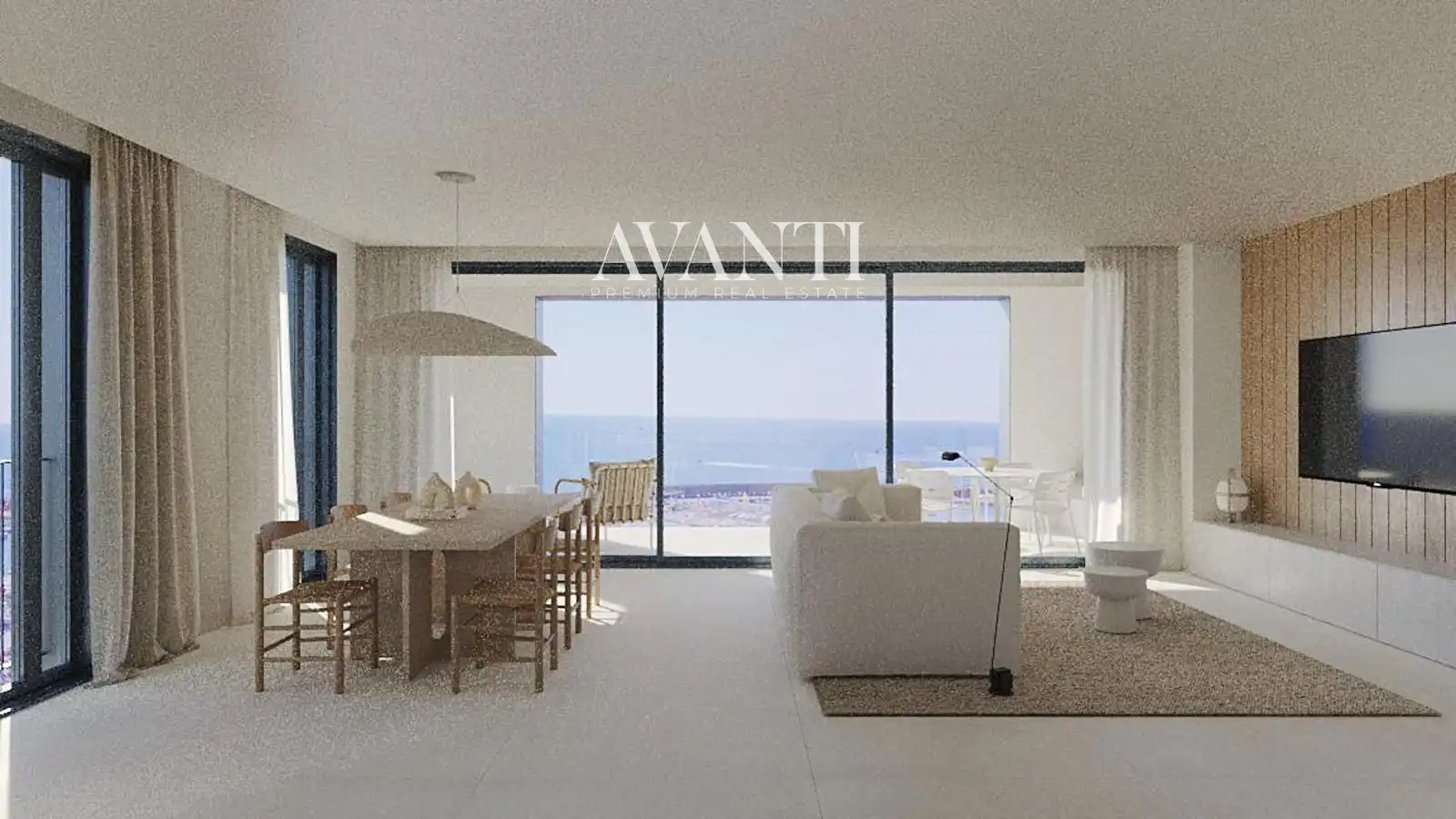 Wohnzimmer von Dachboden zum Verkauf in Palamós mit Klimaanlage, Heizung und Schwimmbad