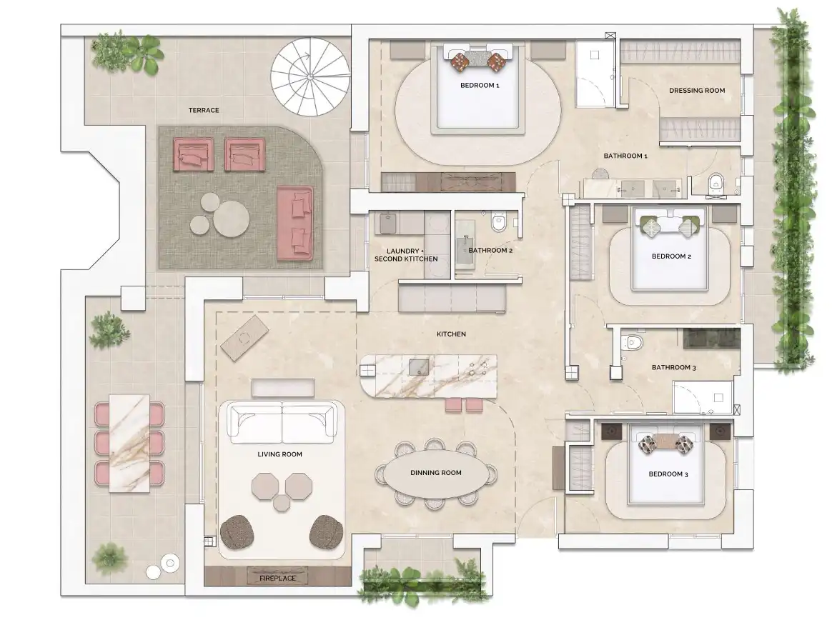 Penthouse with pool for sale in Selwo, imagen 38