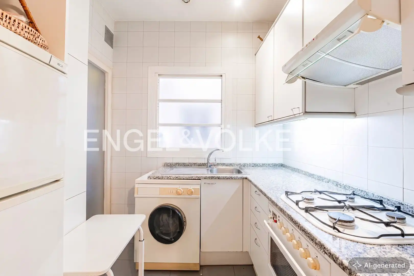 Kitchen of Flat for sale in Barcelona  with Heating and Parquet flooring