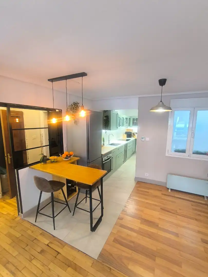 Küche von Wohnung zum Verkauf in Portugalete mit Heizung, Abstellraum und Möbliert