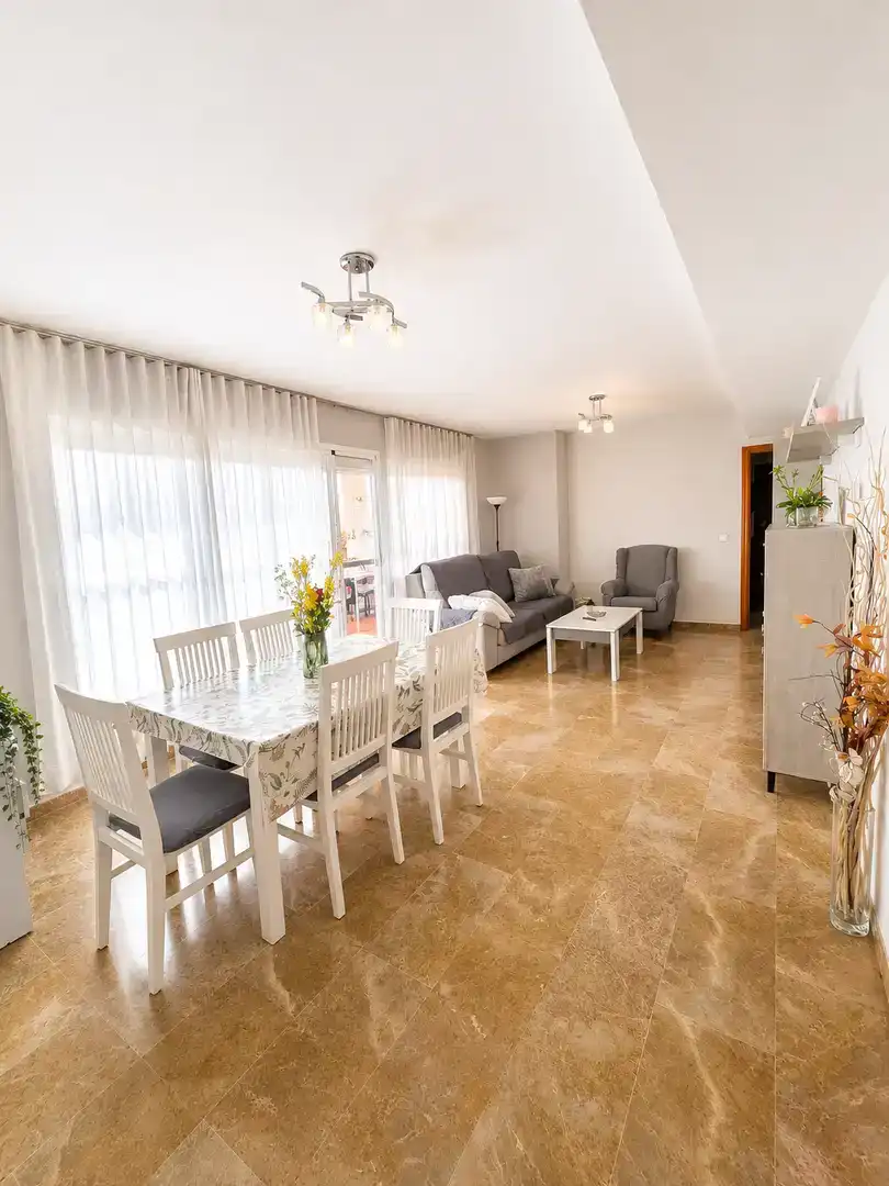 Sala d'estar de Àtic en venda en Málaga Capital amb Aire condicionat i Piscina
