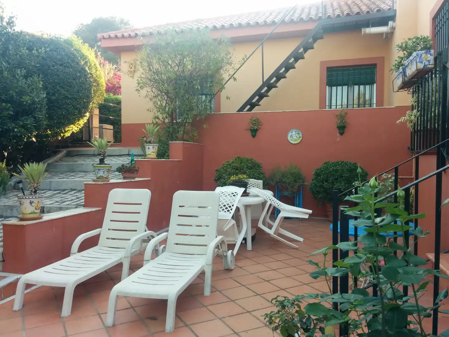 Terrassa de Casa o xalet en venda en Alcalá de Guadaira amb Aire condicionat, Calefacció i Jardí privat