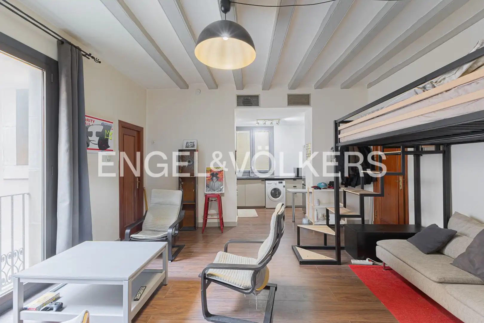Sala de estar de Piso en venta en Barcelona con Aire acondicionado, Calefacción y Balcón