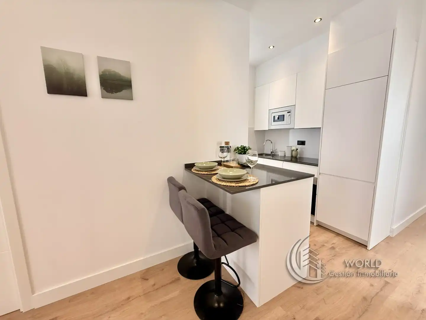 Kitchen of Flat for sale in Madrid  with Air Conditioner, Heating and Furnished