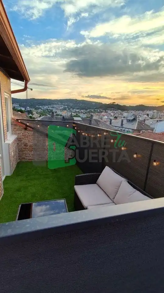 Terrace of Flat for rent in Ourense Capital   with Heating, Parquet flooring and Terrace