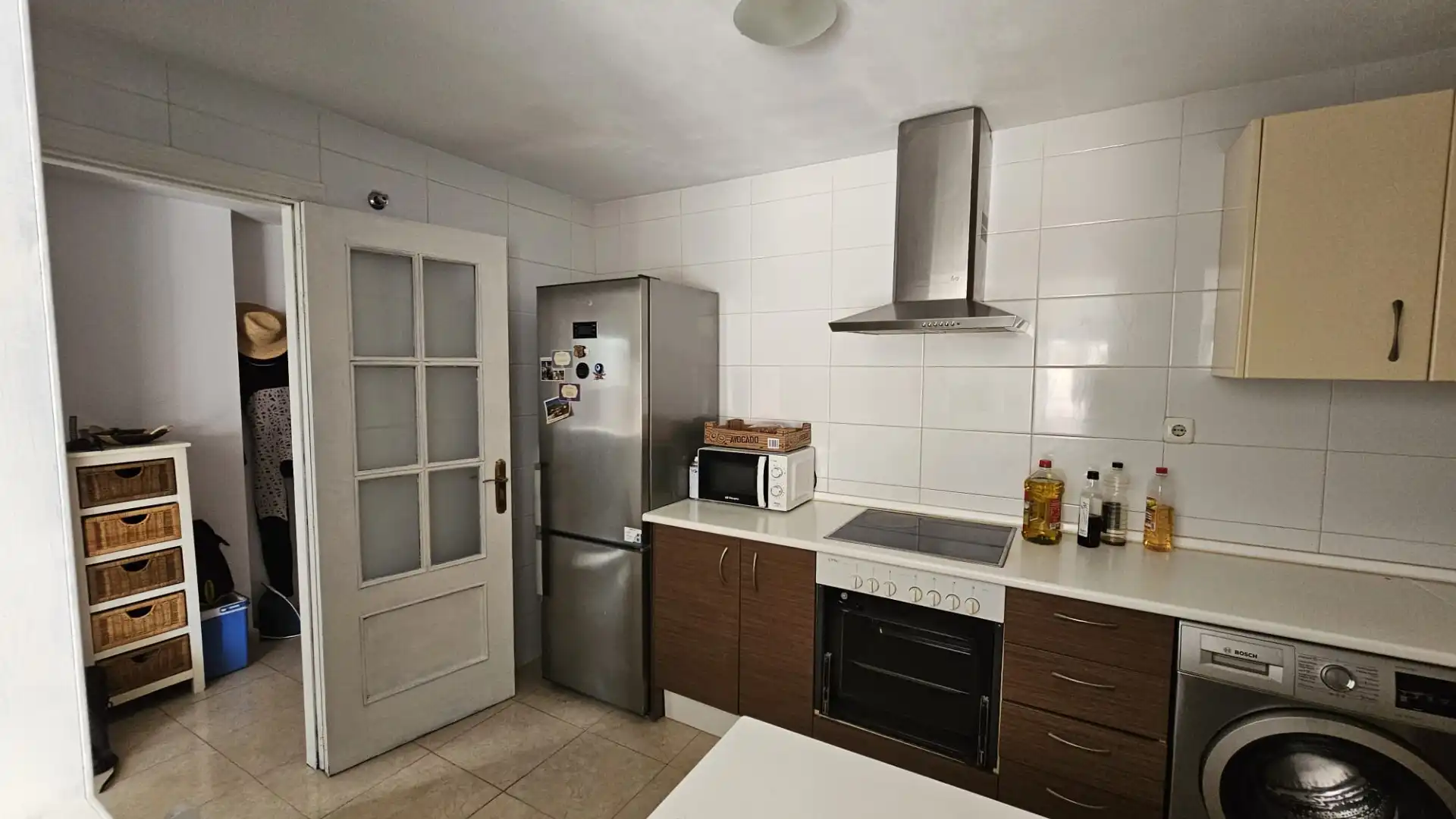 Cocina de Piso de alquiler en Málaga con Aire acondicionado y Amueblado
