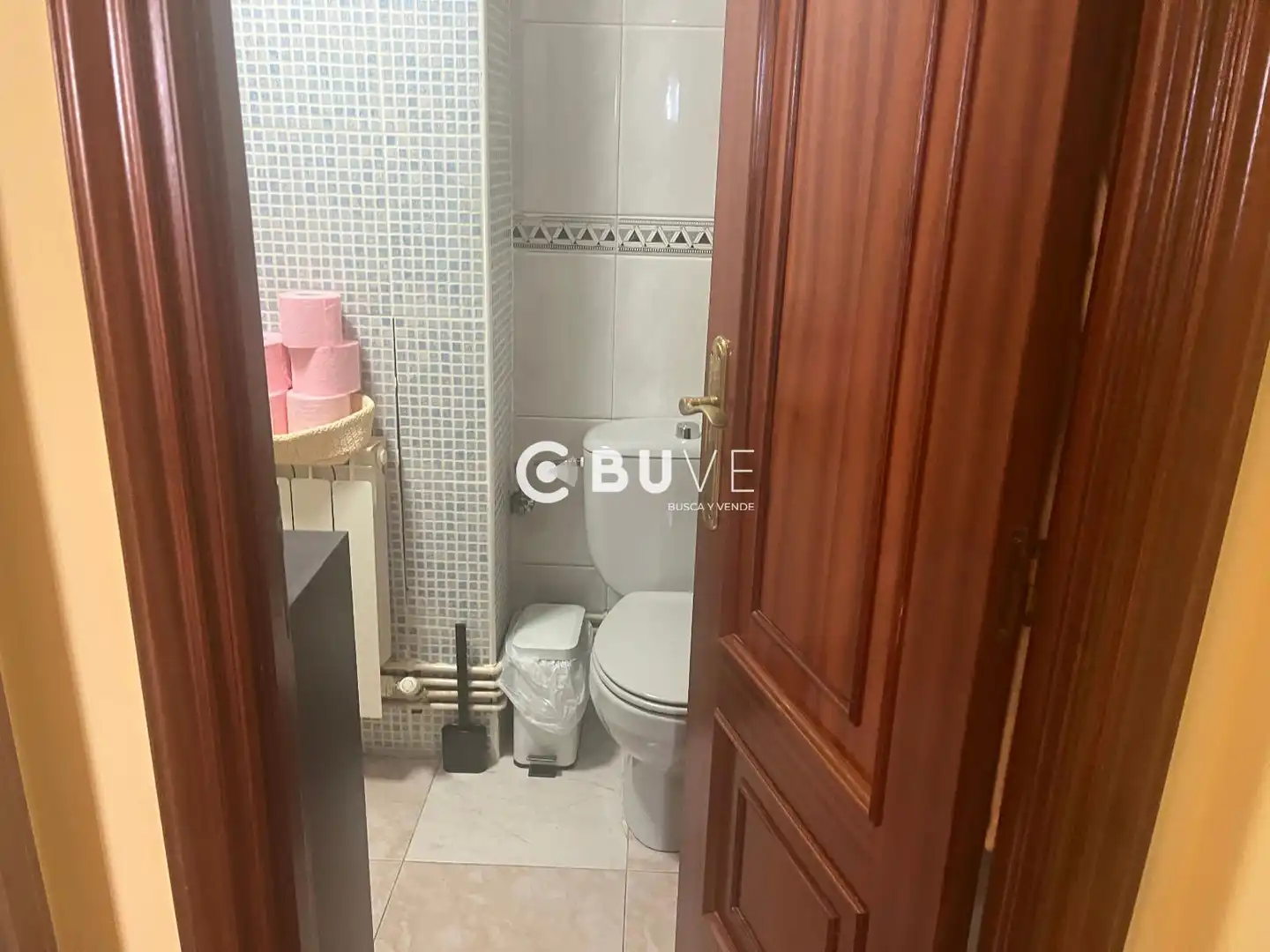 Bathroom of Flat for sale in Ferrol  with Heating, Terrace and Furnished