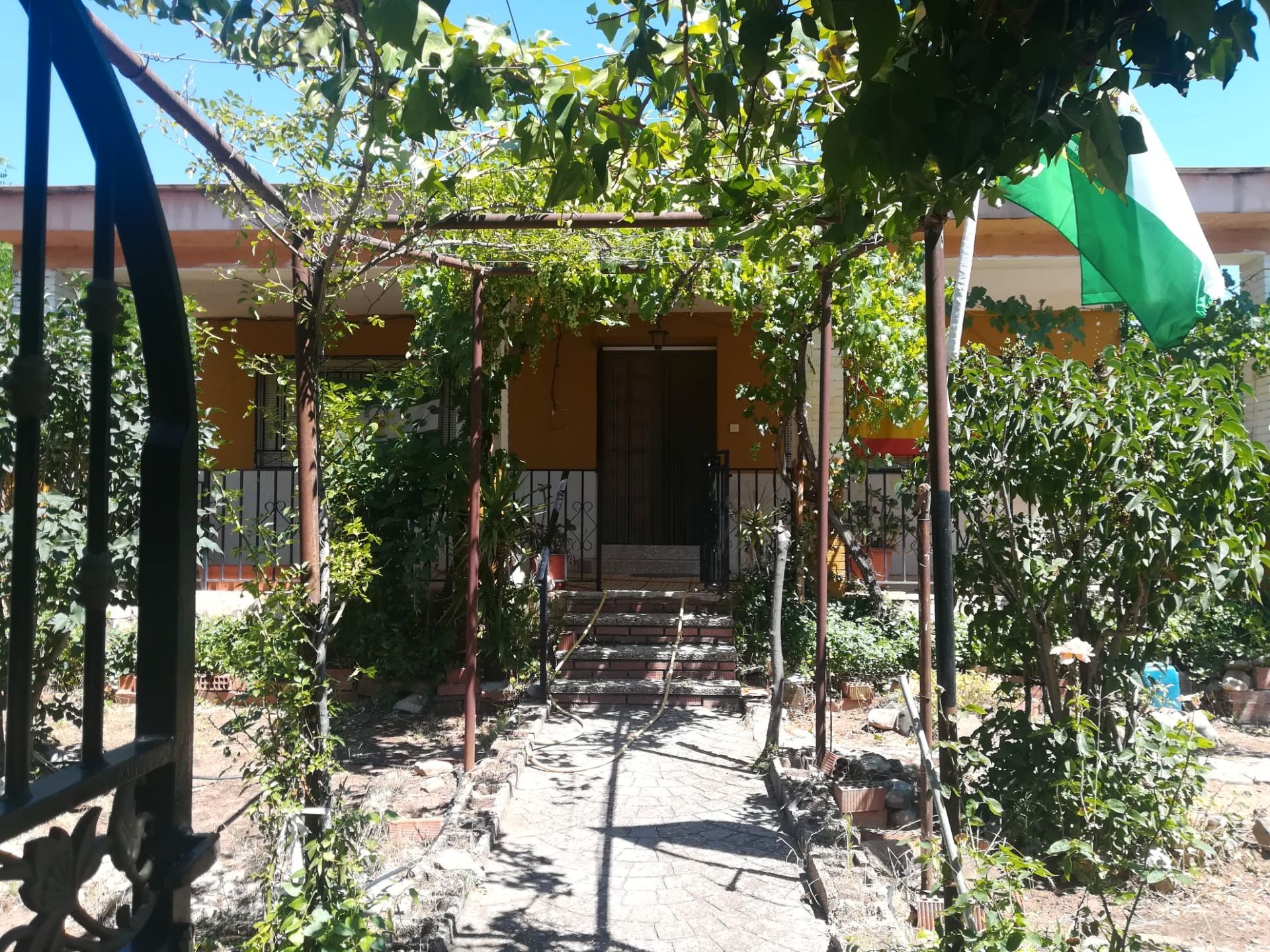 Jardí de Finca rústica en venda en Chiclana de Segura amb Jardí privat, Piscina i Moblat