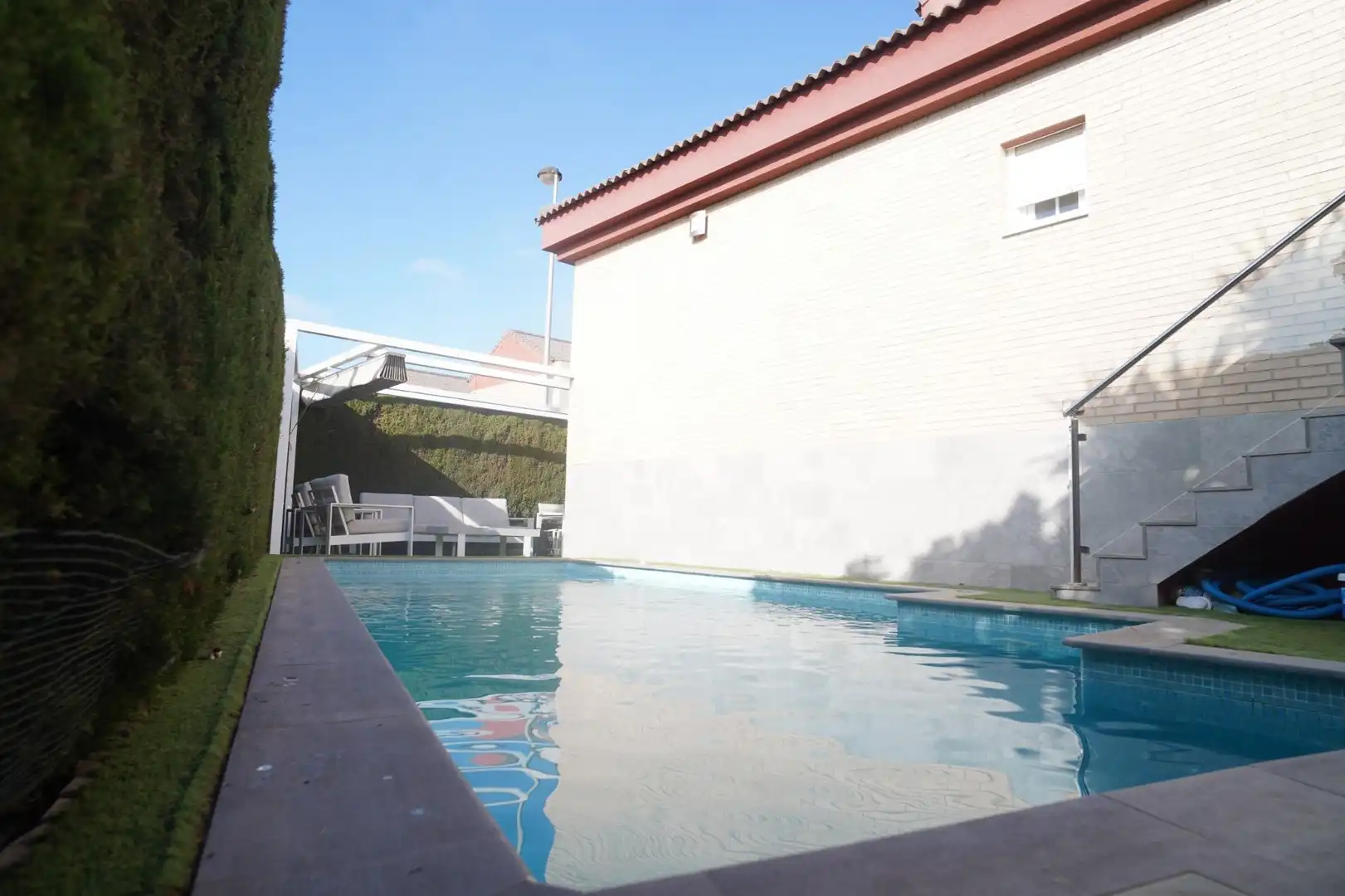 Piscina de Casa adosada en venta en Cartagena con Aire acondicionado, Jardín privado y Terraza