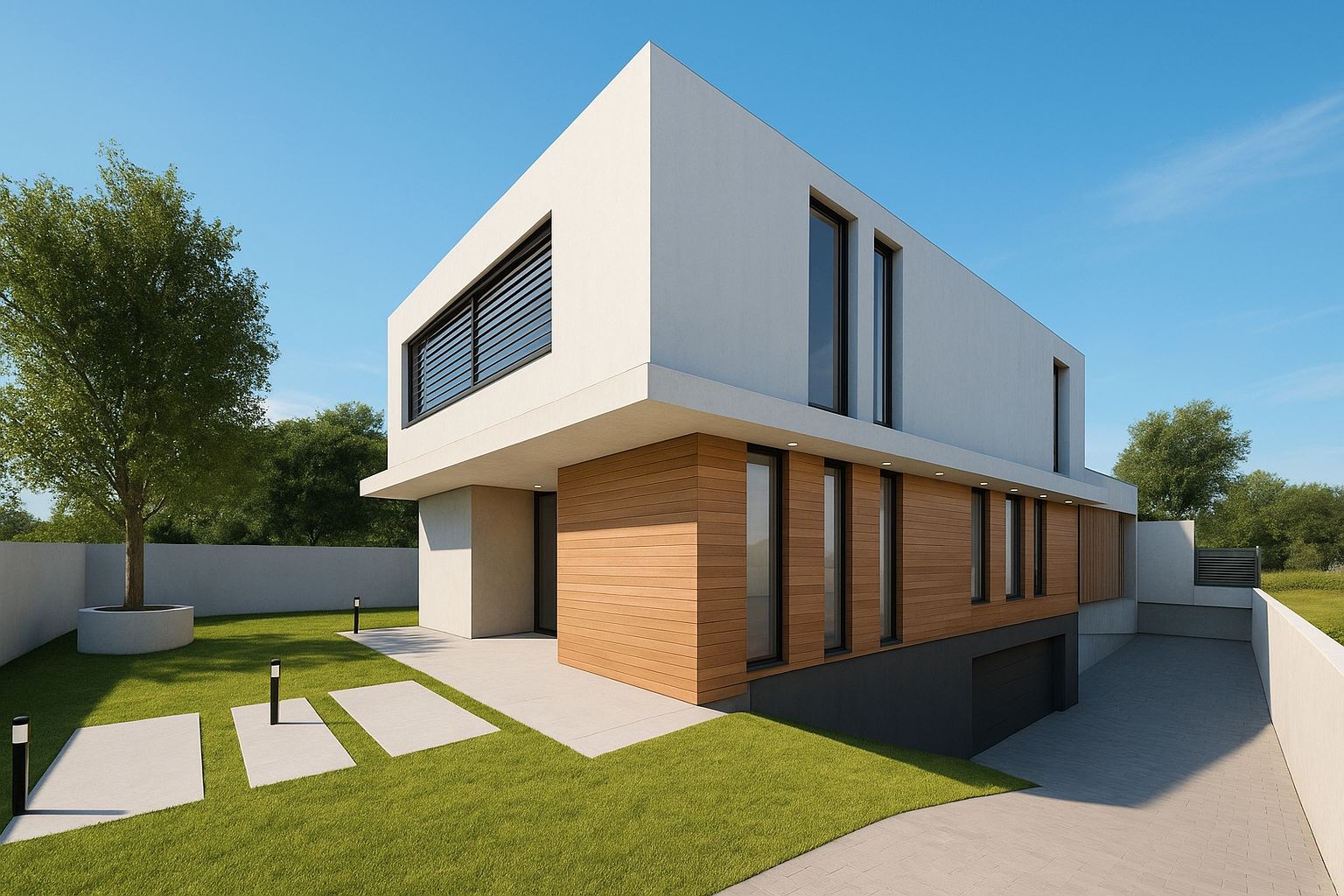 Exterior view of House or chalet for sale in Sant Cugat del Vallès  with Air Conditioner, Heating and Private garden
