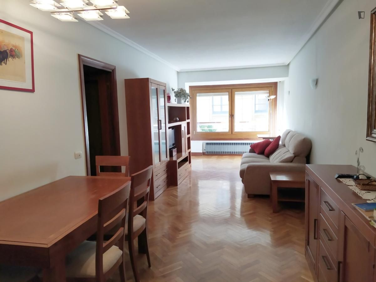 Sala d'estar de Apartament de lloguer en Donostia - San Sebastián  amb Calefacció, Moblat i Forn