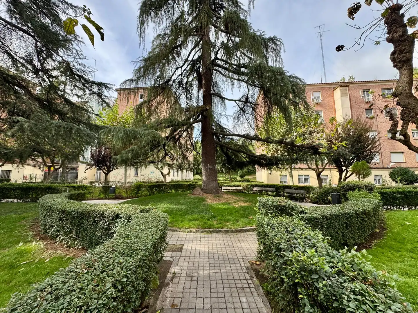 Garden of Flat for sale in Madrid  with Air Conditioner, Heating and Terrace