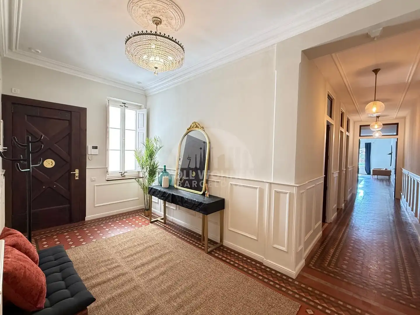 Wohnung zur Miete in Barcelona mit Klimaanlage, Heizung und Terrasse