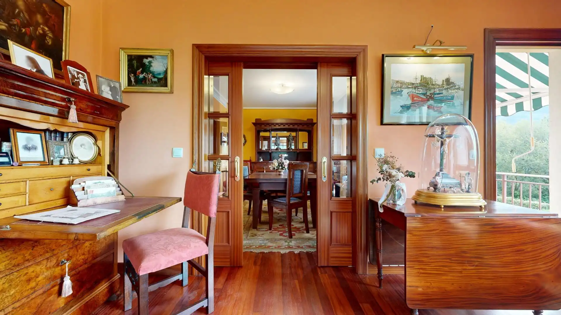 Comedor de Casa adosada en venta en Zalla  con Calefacción, Jardín privado y Terraza