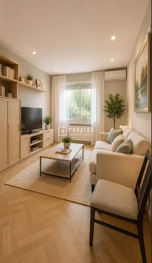 Wohnzimmer von Wohnung zum Verkauf in Madrid mit Parkett