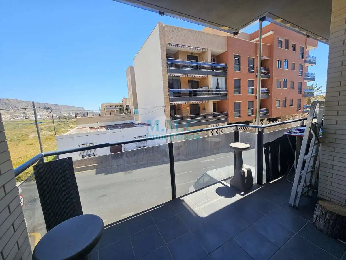 Terrace of Flat for sale in Roquetas de Mar  with Air Conditioner, Terrace and Furnished