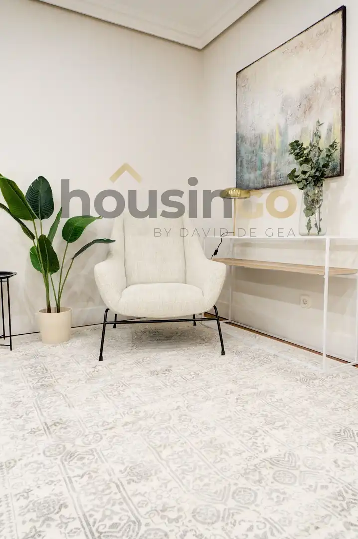 Sala de estar de Piso en venta en Madrid con Aire acondicionado, Calefacción y Amueblado