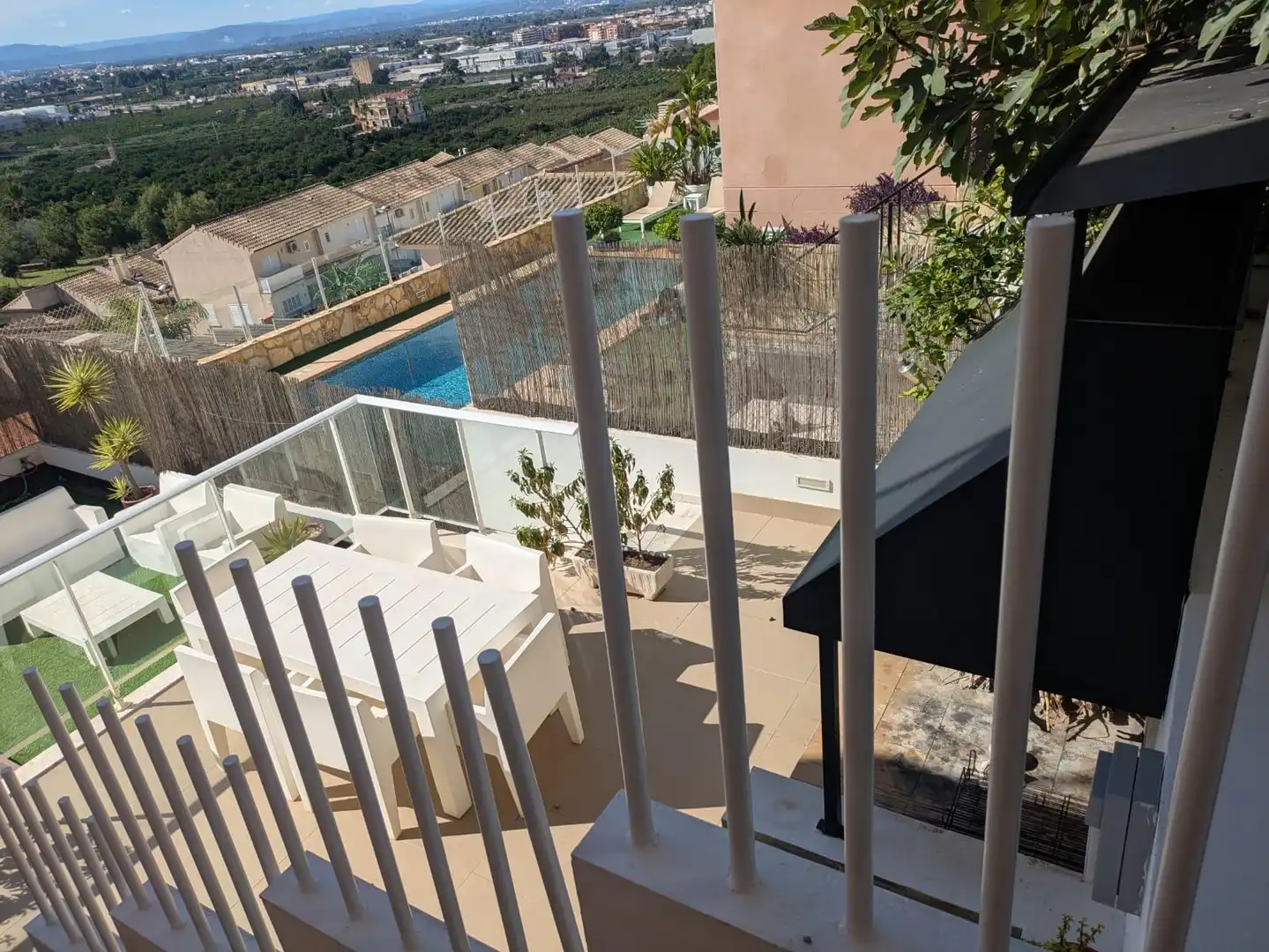 Terrassa de Casa o xalet en venda en Alzira amb Aire condicionat, Jardí privat i Parquet