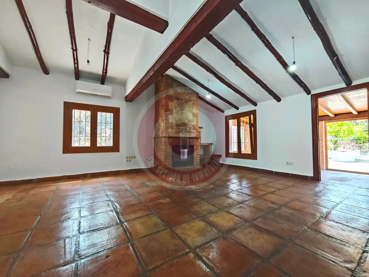 Living room of Houses for sale in Viñuela  with Private garden, Terrace and Swimming Pool