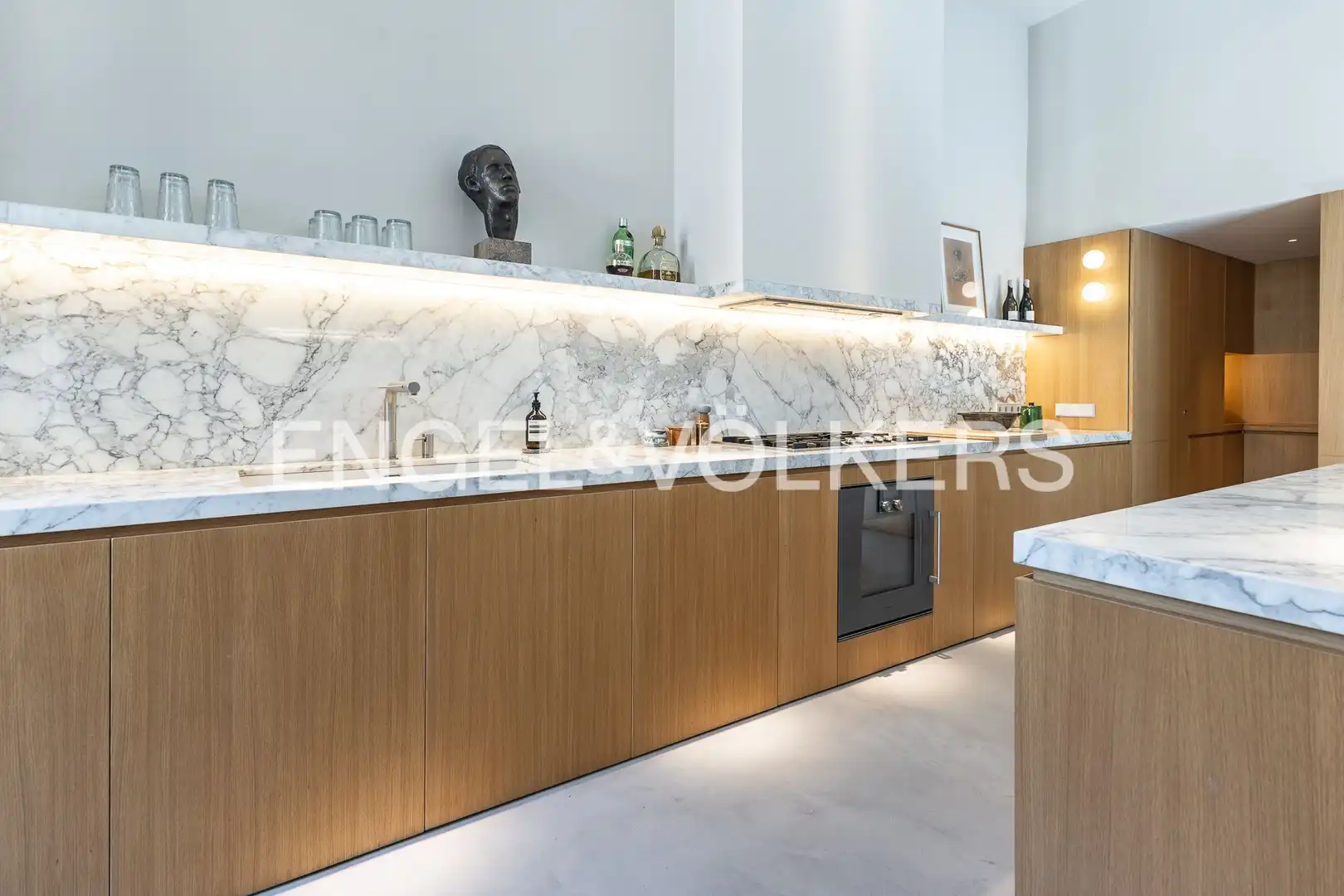 Kitchen of Houses for rent in Barcelona  with Air Conditioner, Heating and Private garden