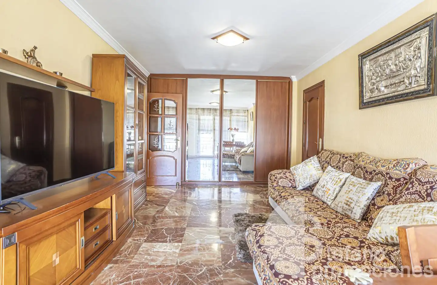 Sala de estar de Piso de alquiler en Málaga con Aire acondicionado, Terraza y Amueblado