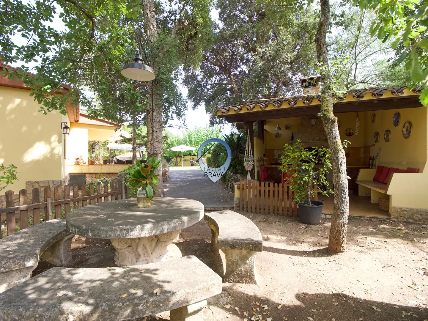 Jardí de Casa o xalet en venda en Caldes de Malavella amb Calefacció, Jardí privat i Terrassa
