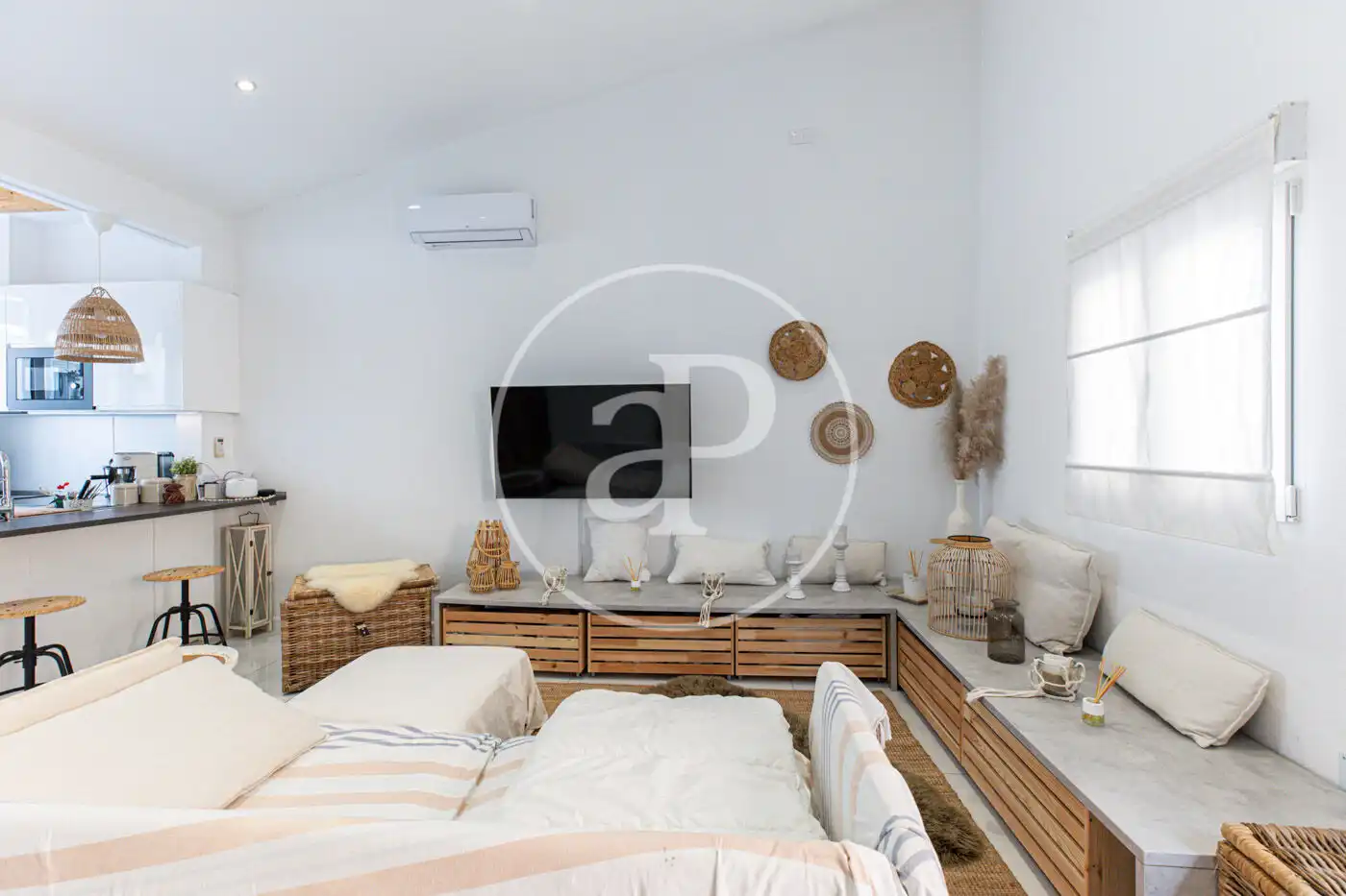 Sala de estar de Casa o chalet en venta en  Palma de Mallorca con Aire acondicionado, Calefacción y Jardín privado