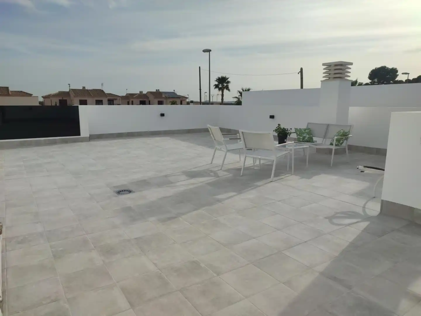 Terraza de Casa o chalet en venta en Torre-Pacheco con Jardín privado, Terraza y Piscina