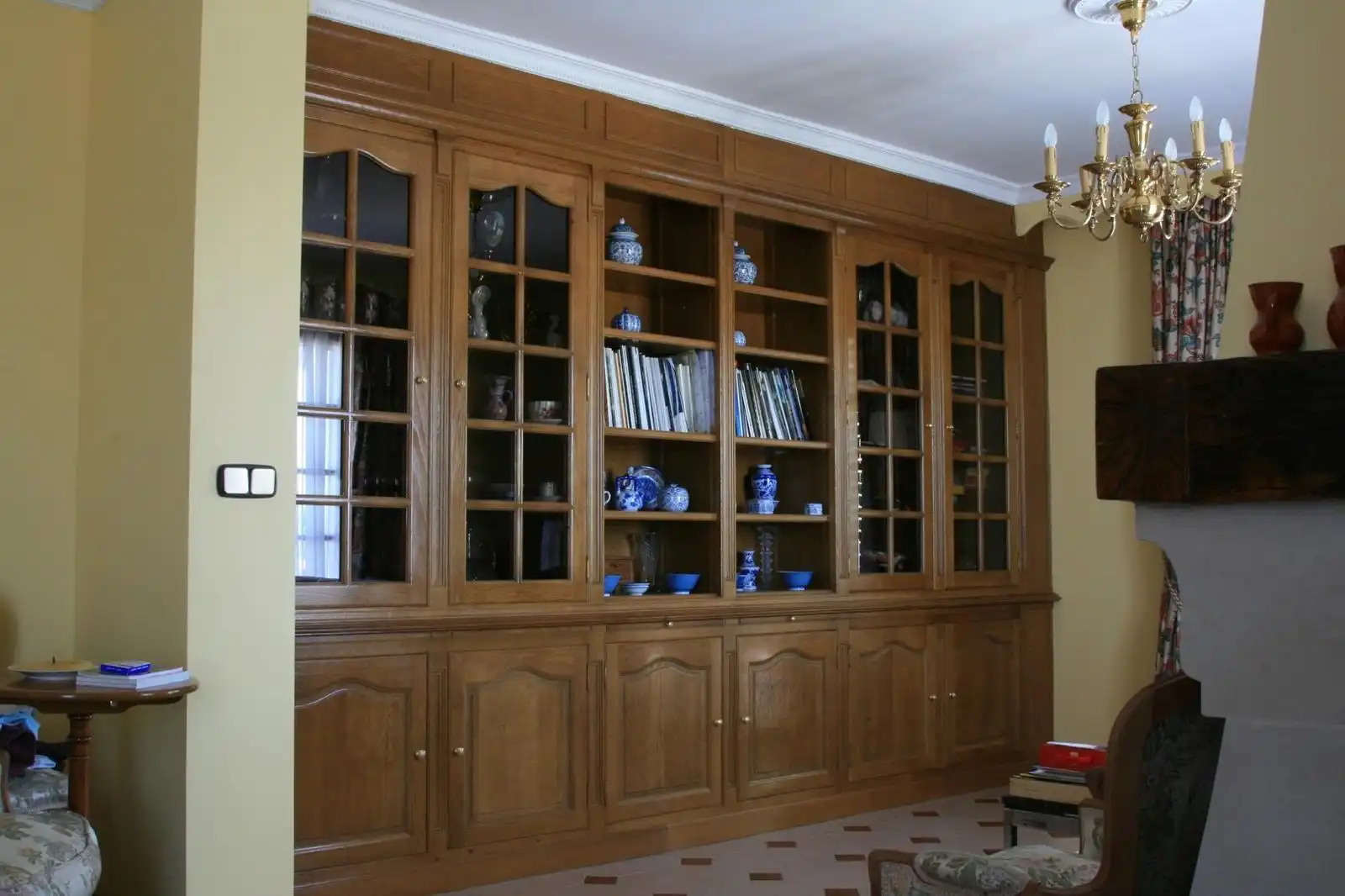 Sala de estar de Casa o chalet en venta en Carbajosa de la Sagrada con Calefacción, Jardín privado y Parquet