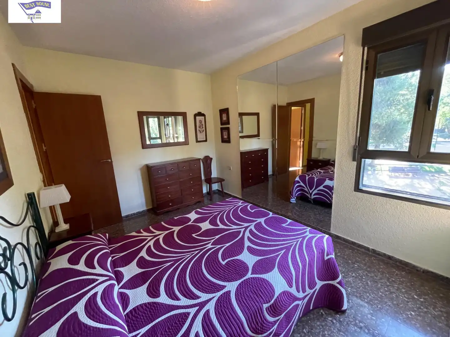 Bedroom of Flat for sale in Albacete  with Balcony