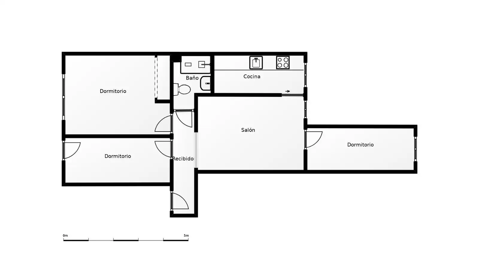 Flat for sale in Madrid  with Air Conditioner, Heating and Terrace
