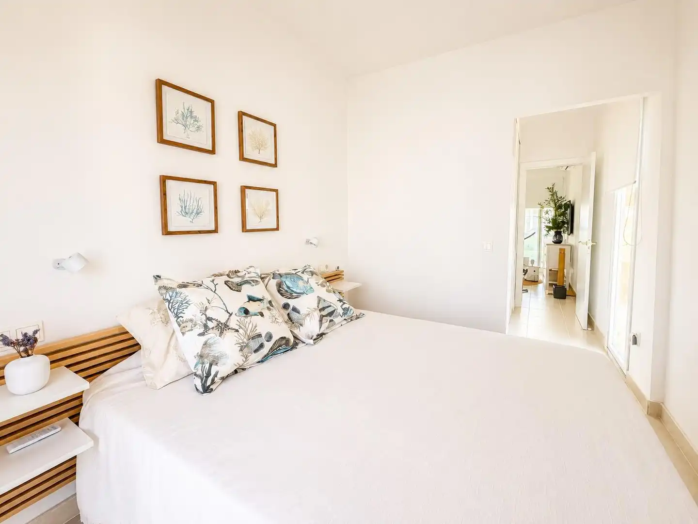 Bedroom of Flat for rent in Llucmajor  with Air Conditioner, Heating and Private garden