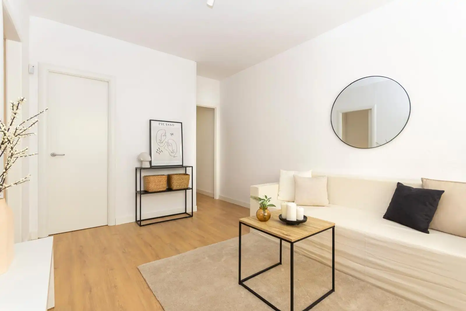 Living room of Flat for sale in Terrassa  with Heating and Furnished