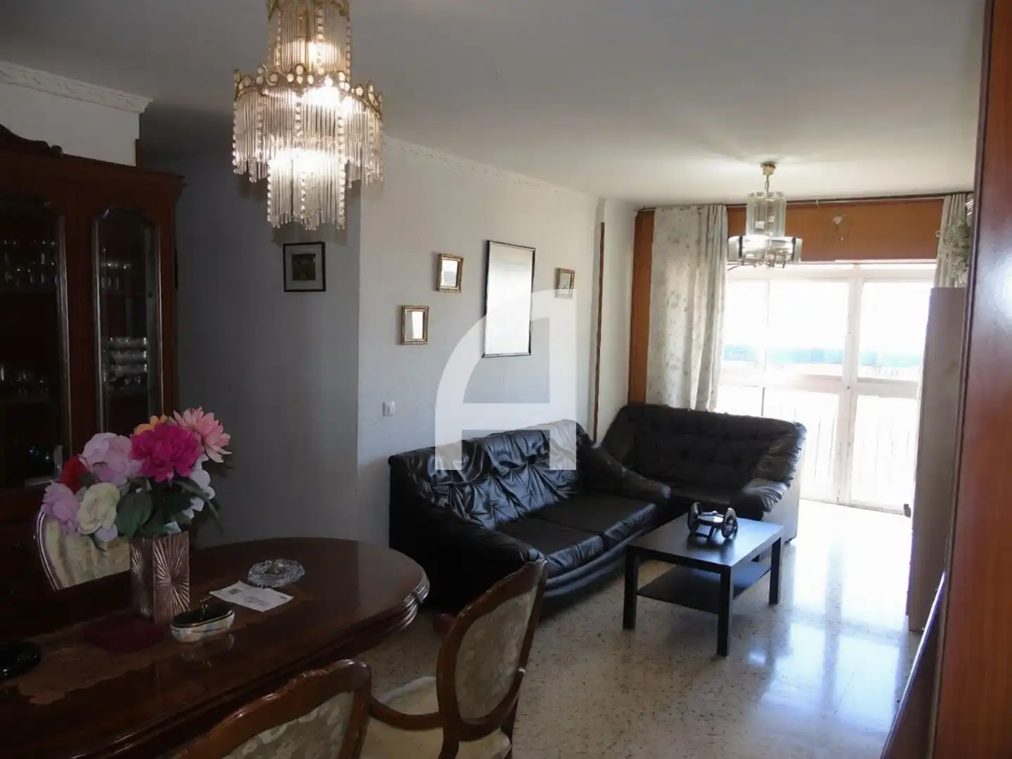 Sala d'estar de Pis en venda en Málaga amb Terrassa i Moblat
