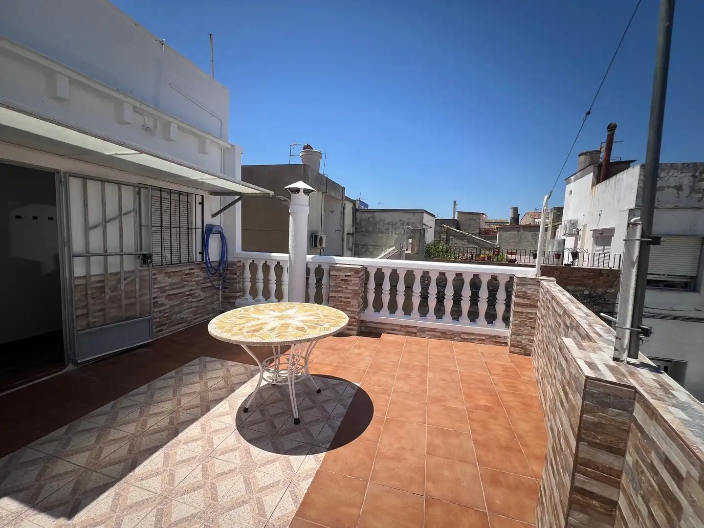 Terraza de Piso de alquiler en La Font d'en Carròs con Terraza y Amueblado