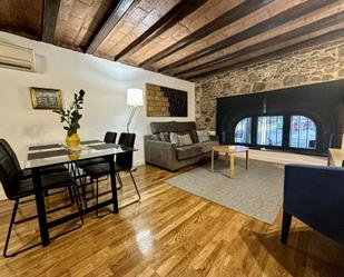 Living room of Planta baja for sale in  Barcelona Capital  with Heating and Parquet flooring
