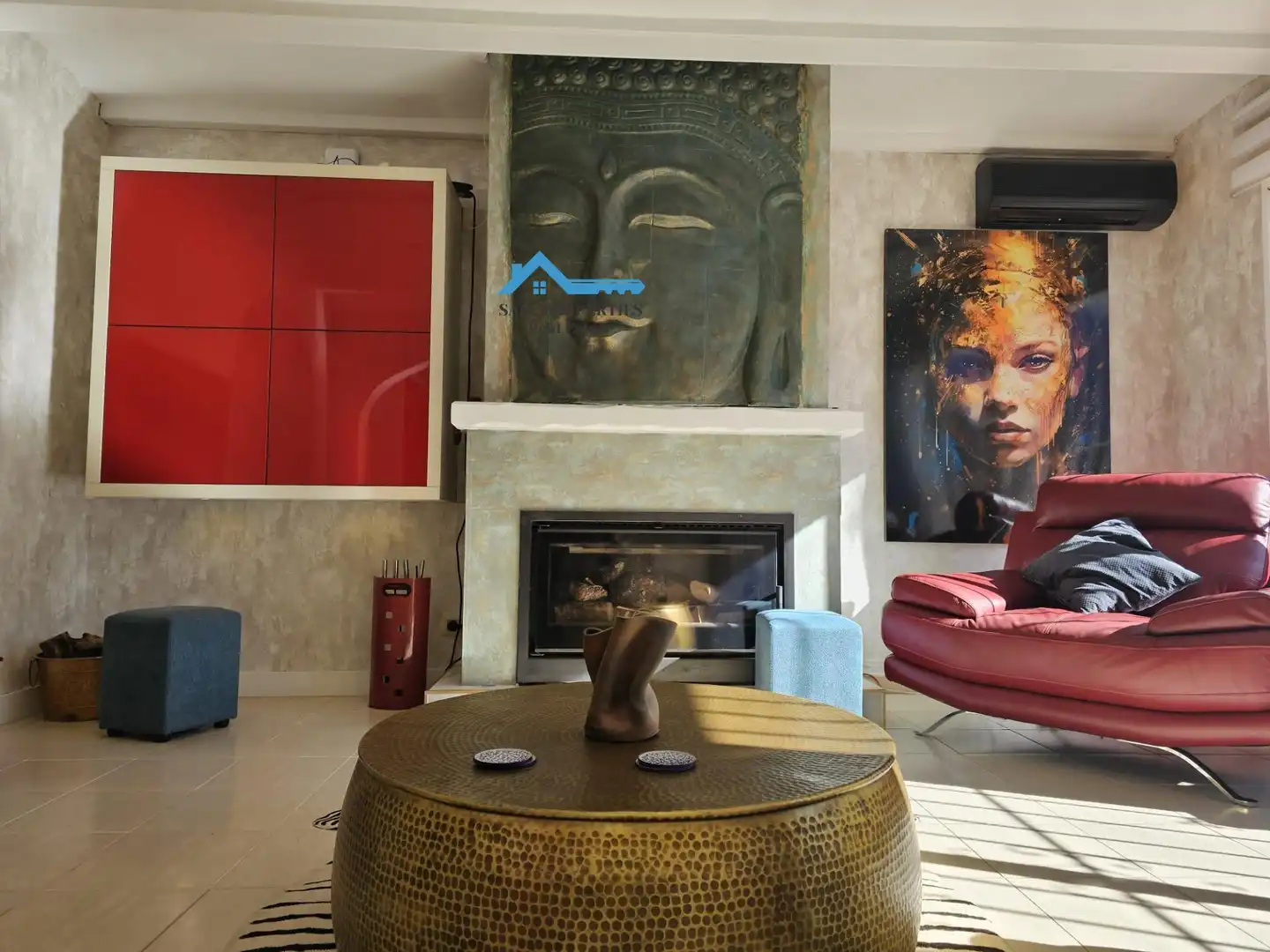 Sala de estar de Casa o chalet en venta en Altea con Aire acondicionado, Calefacción y Jardín privado
