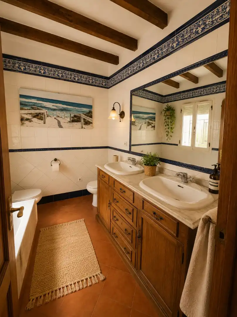 Baño de Dúplex en venta en Sevilla con Aire acondicionado, Terraza y Balcón