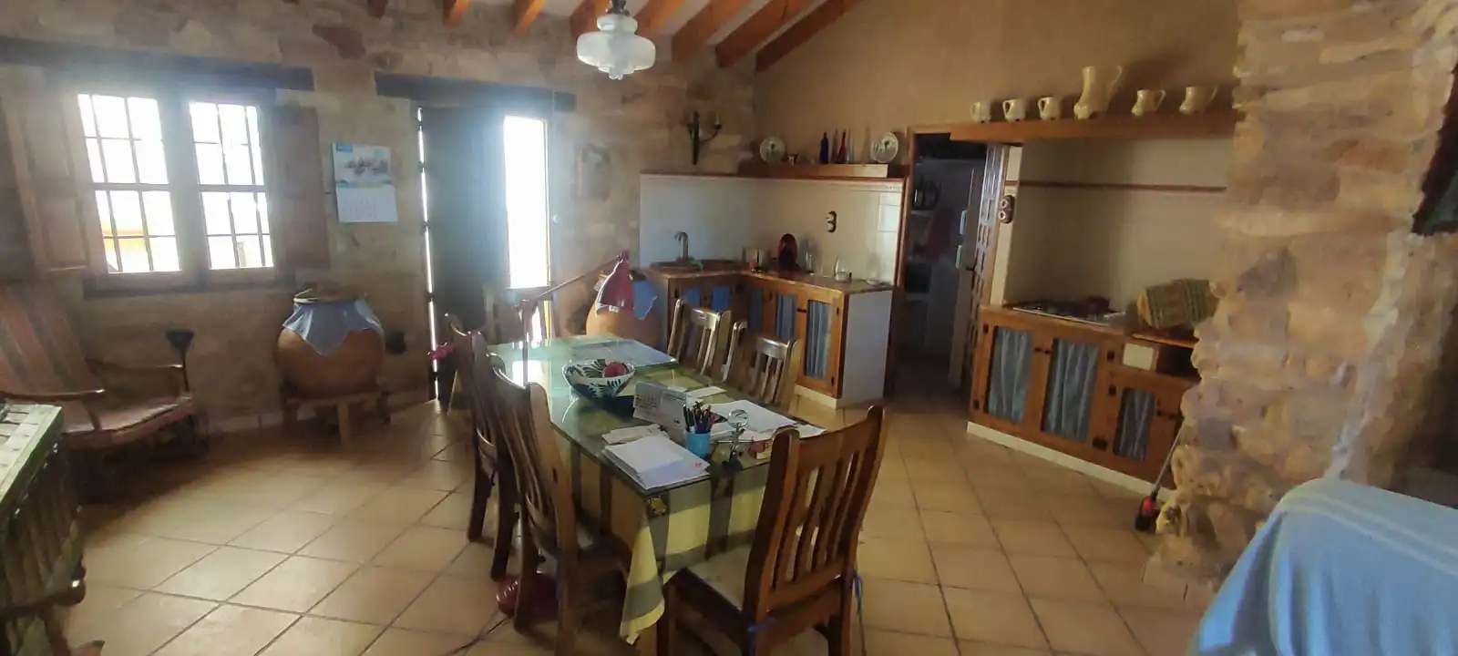 Comedor de Finca rústica en venta en Murcia con Aire acondicionado, Calefacción y Jardín privado