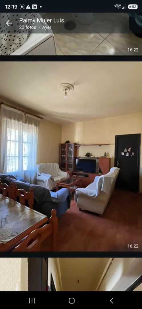 Sala de estar de Piso de alquiler en Toledo con Aire acondicionado, Calefacción y Amueblado