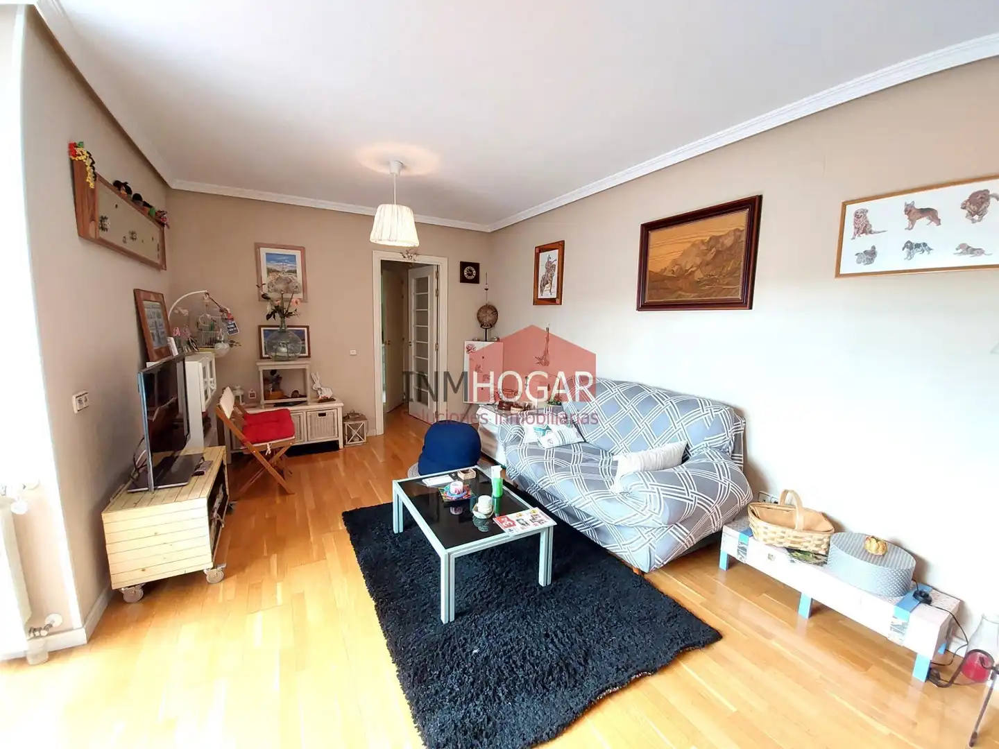 Sala de estar de Piso en venta en Ávila con Calefacción, Terraza y Amueblado