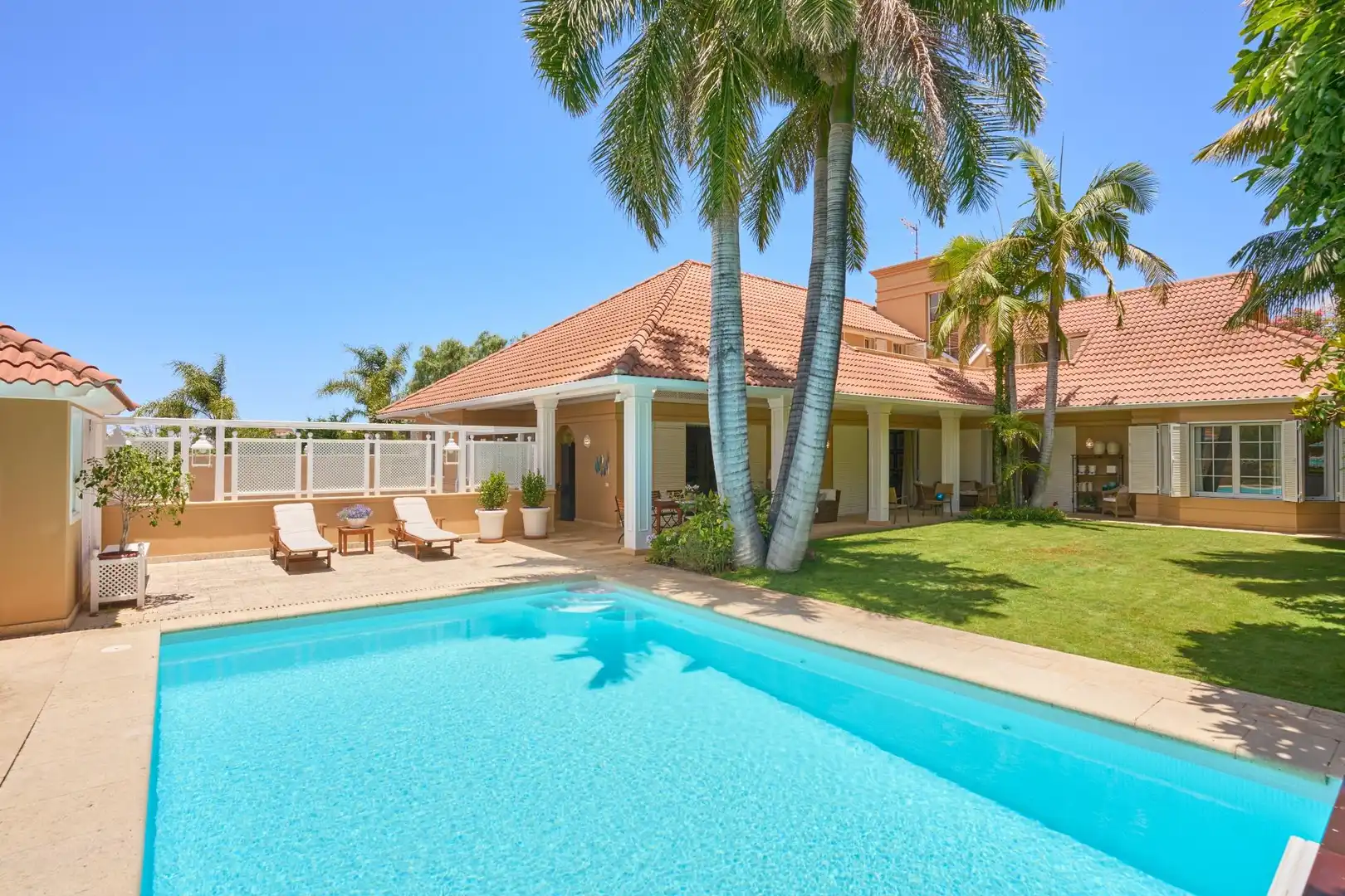 Piscina de Casa o chalet en venta en Santa Úrsula con Aire acondicionado, Calefacción y Jardín privado